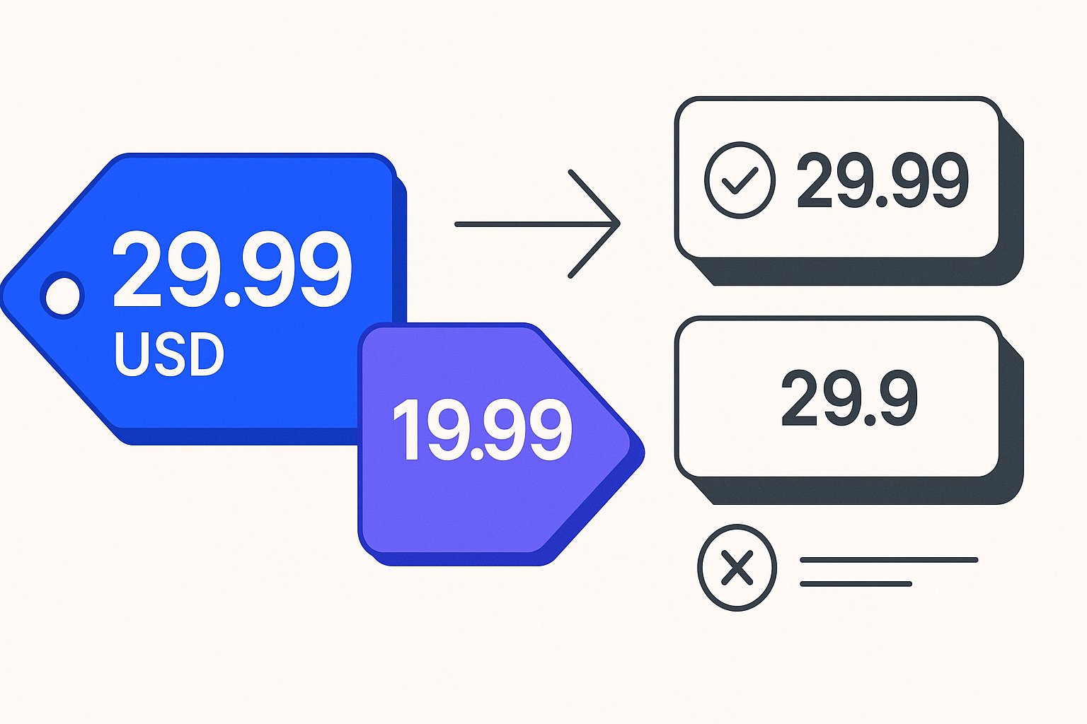 Price and sale_price Formatting Rules for Merchant Center Feeds